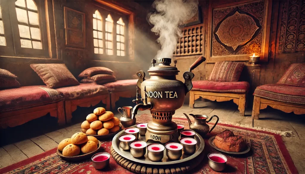 kashmiri Noon Tea, also famous as namkeen chaye