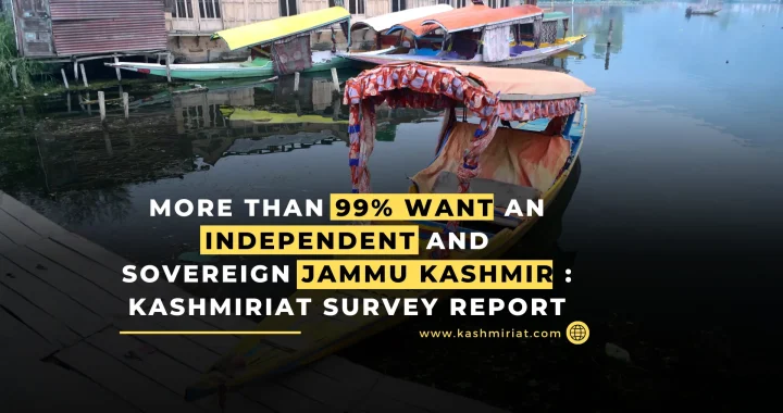 Independent and Sovereign state of JK : 99% vote for it.